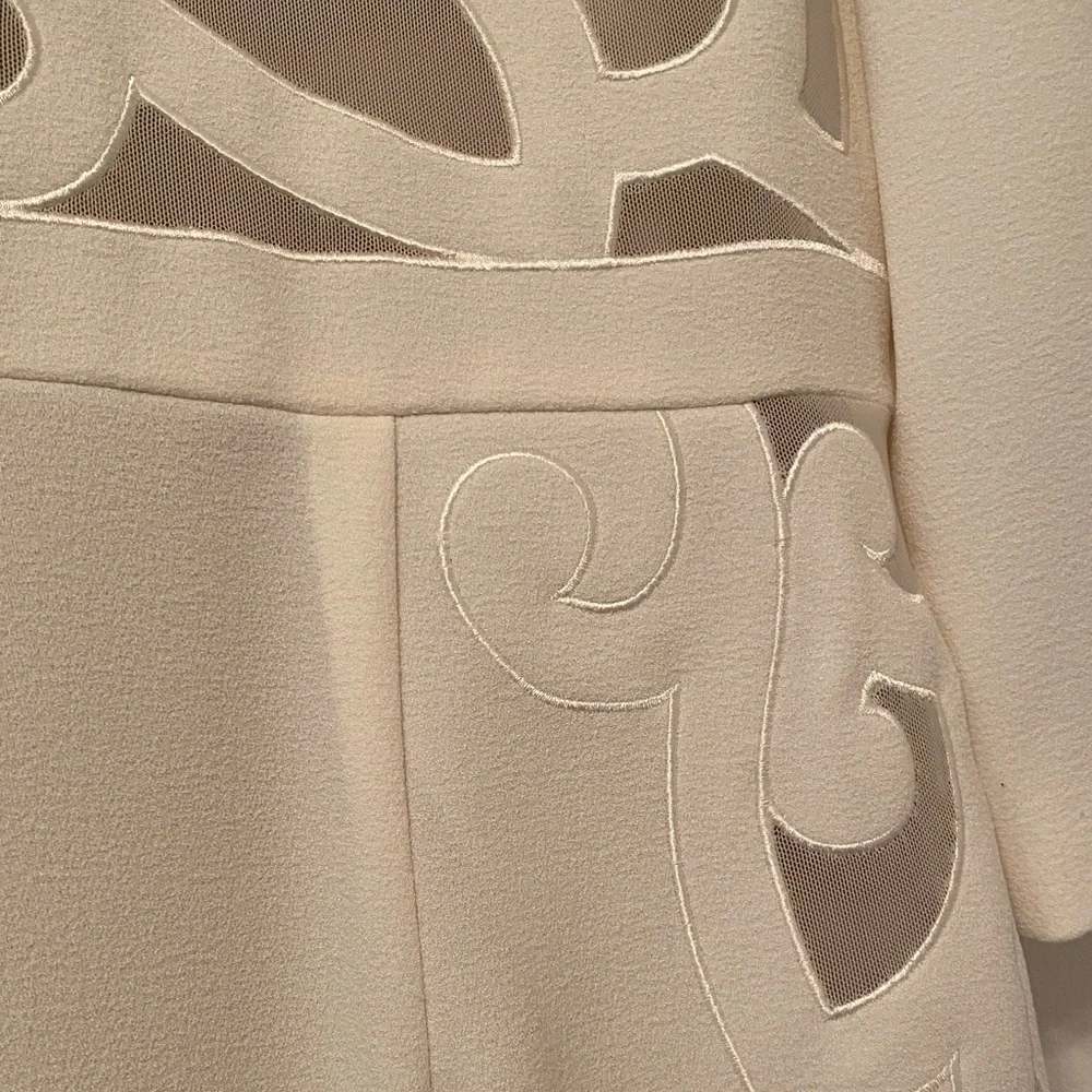 ANTONIO MELANI Cream Long Sleeve Dress - Picture 2 of 6